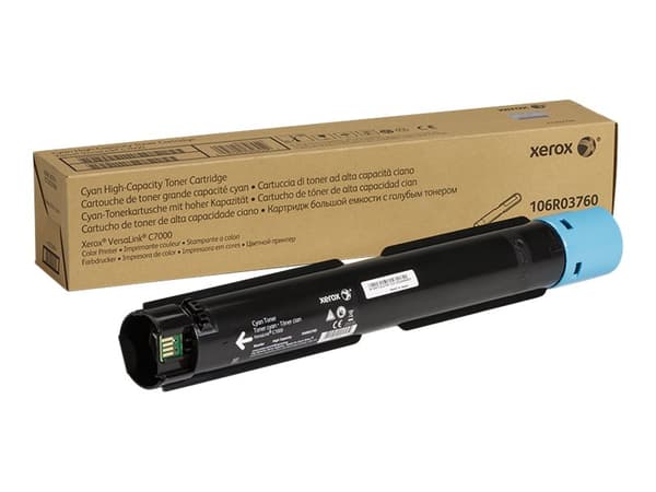Xerox VersaLink C7000 - Høykapasitets - cyan - original - tonerpatron - for VersaLink C7000/DN, C7000/N, C7000V/DN, C7000V/N, C7001V_T