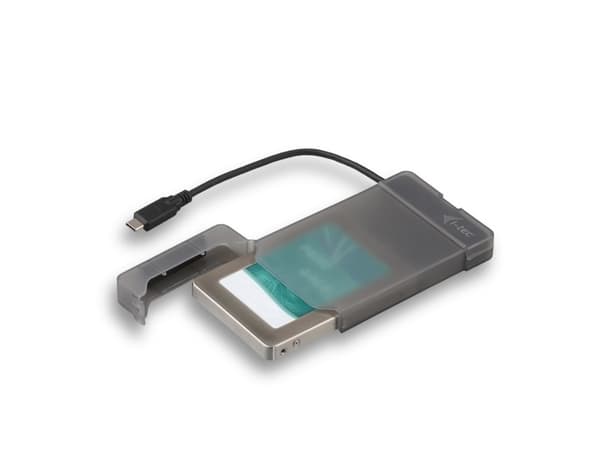 i-Tec MySafe - Lagringspakke - 2,5" - SATA 6 Gb/s - USB 3.1 (Gen 2), Thunderbolt 3 Sort