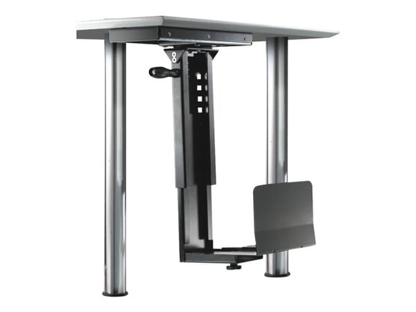 Neomounts CPU-D250, Pöydälle asennettava keskusyksikköteline, 30 kg, Musta, 180°, 0 - 180°, Taiwan