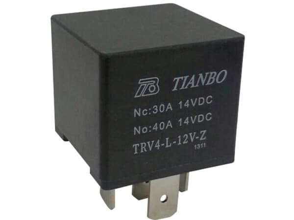 Tianbo Electronics TRV4 L-12V-Z Ajoneuvorele 12 V/DC 1 x vaihtokoskettimen vaihtokosketin
