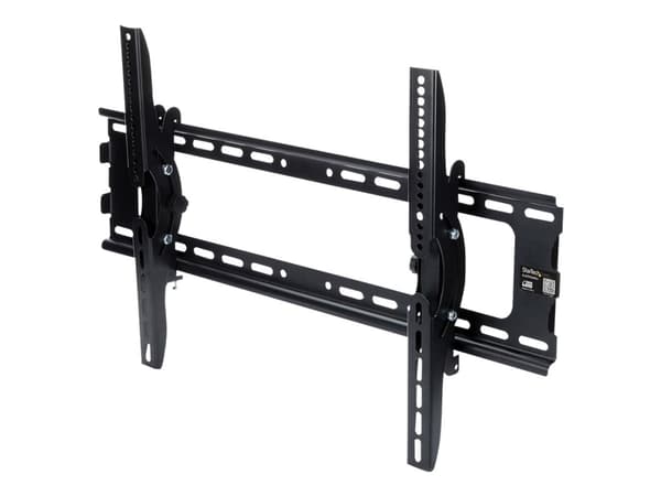 StarTech.com Flat Screen TV Wall Mount - Tilting - Supports 32" to 75" TVs - Steel - VESA TV Mount - Monitor Wall Mount (FLATPNLWALL) - Monteringsset
