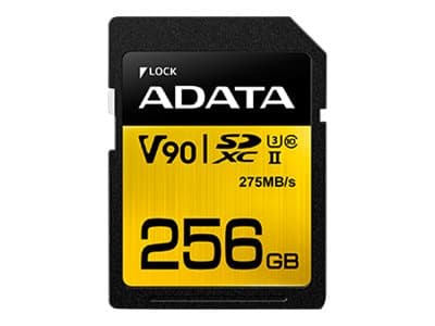 ADATA Premier ONE - Flash-minneskort - 256 GB - UHS-II U3 / Class10 - SDXC UHS-II