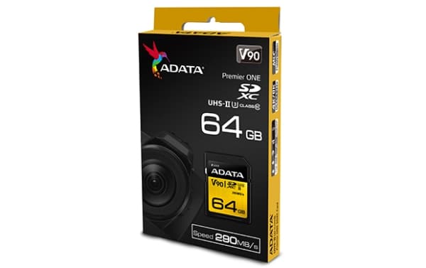 ADATA Premier ONE - Flashminneskort - 64 GB - UHS-II U3 / Class10 - SDXC UHS-II
