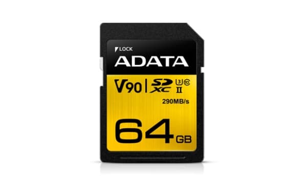 ADATA Premier ONE - Flashminneskort - 64 GB - UHS-II U3 / Class10 - SDXC UHS-II