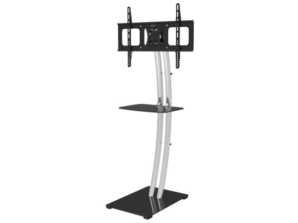 Techly ICA-TR14, 81,3 cm (32"), 177,8 cm (70"), 50 x 50 mm, 600 x 400 mm, -10 - 5°, Musta, Hopea