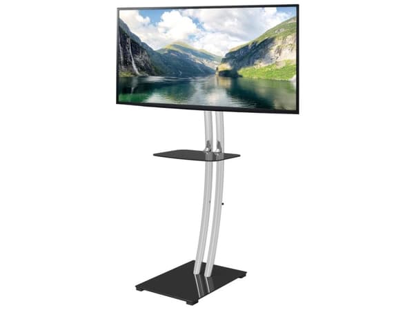 Techly ICA-TR14, 81,3 cm (32"), 177,8 cm (70"), 50 x 50 mm, 600 x 400 mm, -10 - 5°, Musta, Hopea