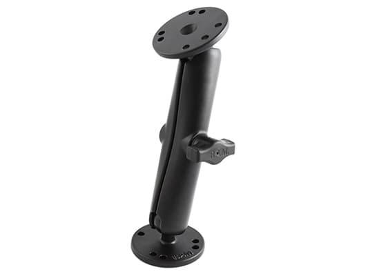 RAM RAM-B-101U-C - Monteringssett (dobbeltsokkelarm, dobbeltkulemontering) - sjøfartsklassealuminium