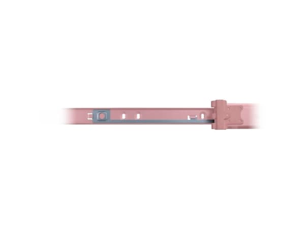 Inter-Tech 18" Telescopic rail - Sats med stativskenor - grå - 1U - 19"
