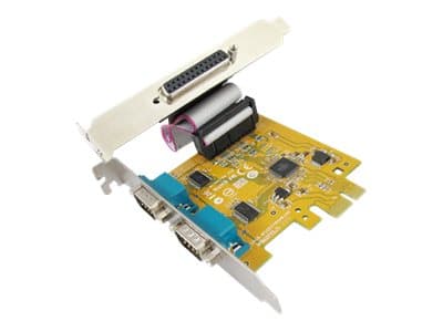 Sunix MIO6479A - Parallell/seriell adapter - PCIe 2.0 - RS-232 - 2 porter + 1 x parallellport