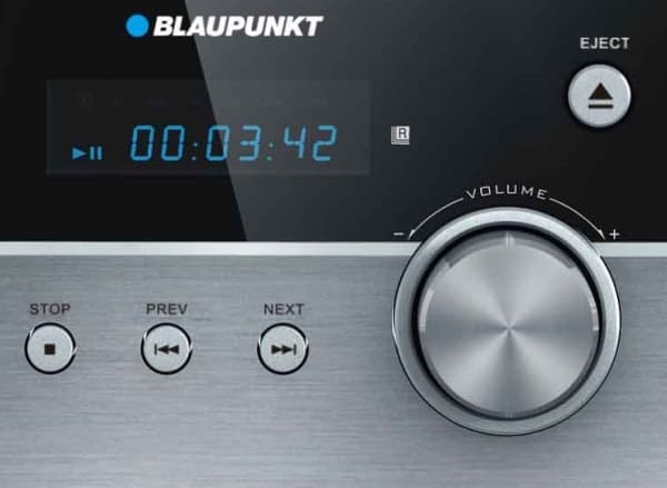 Blaupunkt MS12BT, Kodin mikroaudiojärjestelmä, Musta, 5 W, FM,PLL, LED, 3,5 mm