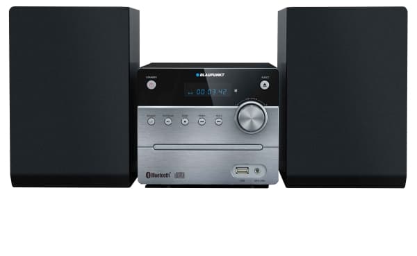 Blaupunkt MS12BT, Kodin mikroaudiojärjestelmä, Musta, 5 W, FM,PLL, LED, 3,5 mm