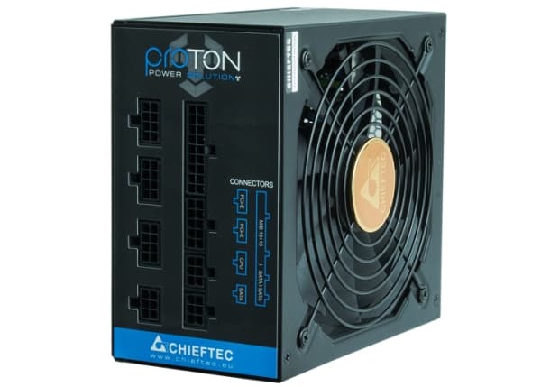 Chieftec Proton Series BDF-750C - Strømforsyning (intern) - ATX12V 2.3 - 80 PLUS Bronze - AC 115-230 V - 750 watt - aktiv PFC