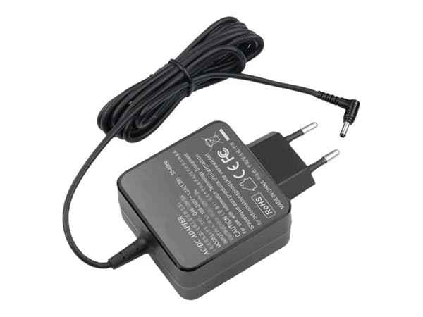 CoreParts - Strømadapter - 45 watt - for Toshiba Satellite C50, C55, C70, C75, C850, C855, L50, L55, L70, M50, NB10, P50, S50, Z30 Sort