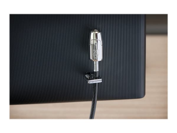 Kensington Desktop and Peripherals Standard Keyed Locking Kit 2.0 - Sikkerhetskabellås - 2.4 m