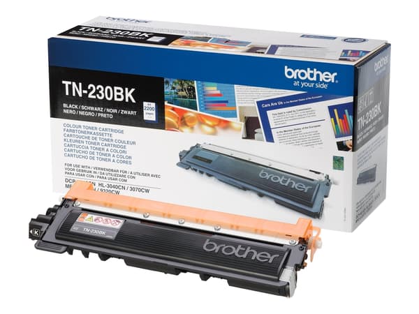 Brother TN230BK - Svart - original - tonerpatron - for Brother DCP-9010CN, HL-3040CN, HL-3040CW, HL-3070CW, MFC-9120CN, MFC-9320CN, MFC-9320CW