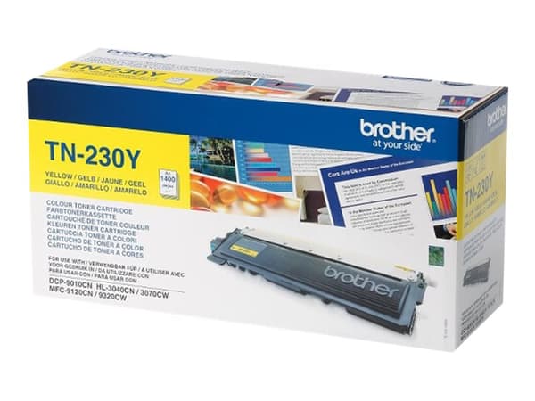Brother TN230Y - Gul - original - tonerpatron - for Brother DCP-9010CN, HL-3040CN, HL-3040CW, HL-3070CW, MFC-9120CN, MFC-9320CN, MFC-9320CW