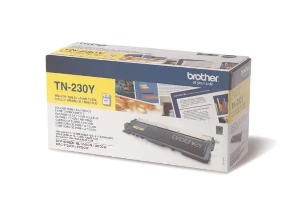 Brother TN230Y - Gul - original - tonerpatron - for Brother DCP-9010CN, HL-3040CN, HL-3040CW, HL-3070CW, MFC-9120CN, MFC-9320CN, MFC-9320CW