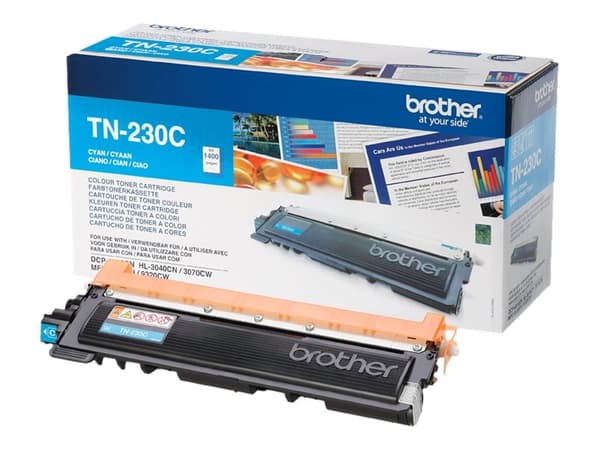 Brother TN230C - Cyan - original - tonerpatron - for Brother DCP-9010CN, HL-3040CN, HL-3040CW, HL-3070CW, MFC-9120CN, MFC-9320CN, MFC-9320CW