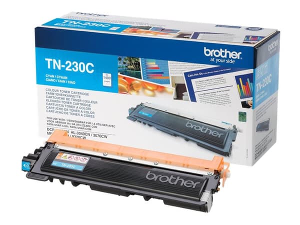 Brother TN230C - Cyan - original - tonerpatron - for Brother DCP-9010CN, HL-3040CN, HL-3040CW, HL-3070CW, MFC-9120CN, MFC-9320CN, MFC-9320CW