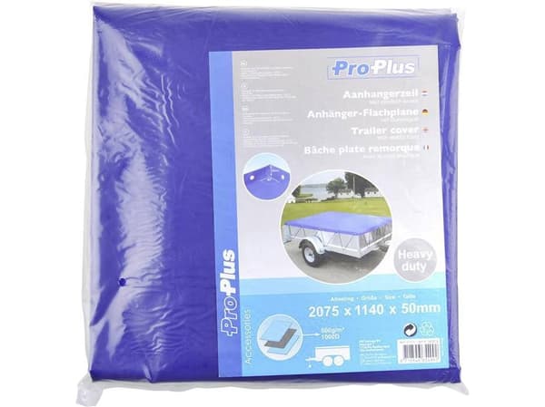 ProPlus A340814 Tilhengerpresenning (L x B x H) 2,075 m x 1,14 m x 5 cm