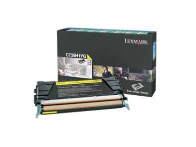 Lexmark - Lång livslängd - gul - original - tonerkassett LCCP, LRP - för Lexmark C736dn, C736dtn, C736N, X736de, X738de, X738dte