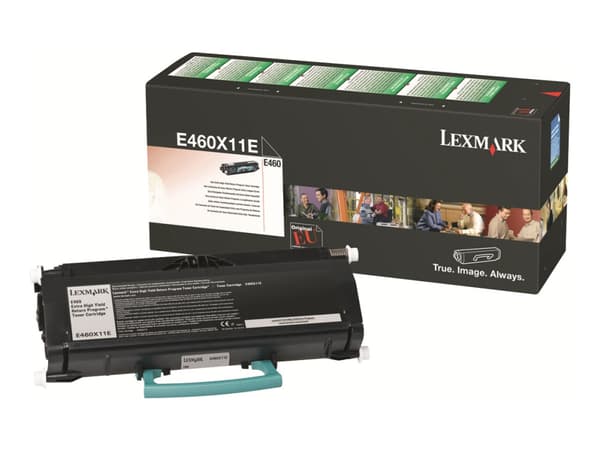Lexmark E460X11E, 15000 sivua, Musta, 1 kpl