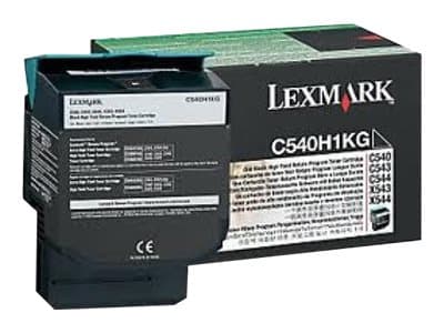 Lexmark - Lång livslängd - svart - original - tonerkassett LCCP, LRP - för Lexmark C540, C543, C544, C546, X543, X544, X546, X548