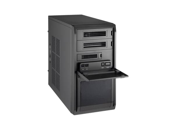 Chieftec LIBRA Series LT-01B - Tower - micro ATX 350 Watt - svart - USB/ljud