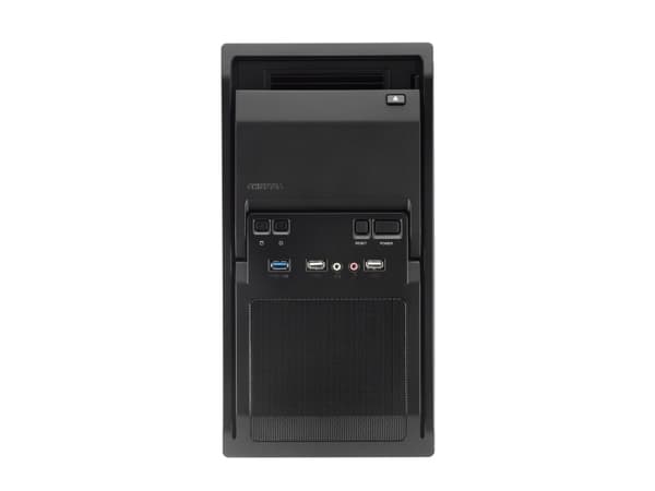 Chieftec LIBRA Series LT-01B - Tower - micro ATX 350 Watt - svart - USB/ljud