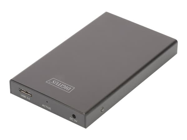DIGITUS DA-71114 - Tallennuspaketti - 2,5" - SATA 6Gb/s - USB 3.0 - musta musta