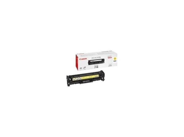 Canon 718 Yellow - Gul - original - tonerpatron - for imageCLASS LBP7200; i-SENSYS MF728, MF729; Laser Shot LBP-7200; Satera MF8330, MF8350