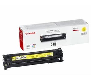 Canon 718 Yellow - Gul - original - tonerpatron - for imageCLASS LBP7200; i-SENSYS MF728, MF729; Laser Shot LBP-7200; Satera MF8330, MF8350