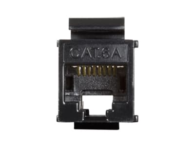 LogiLink NK4014, platt, svart, RJ-45, RJ-45, kvinnlig kontakt, kvinnlig kontakt