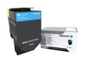 Pikkukuva 1 / 5: Lexmark X317 - syaani - alkuperäinen - tonerpatron LCCP - Lexmark CS317dn, CX317dn -laitteisiin