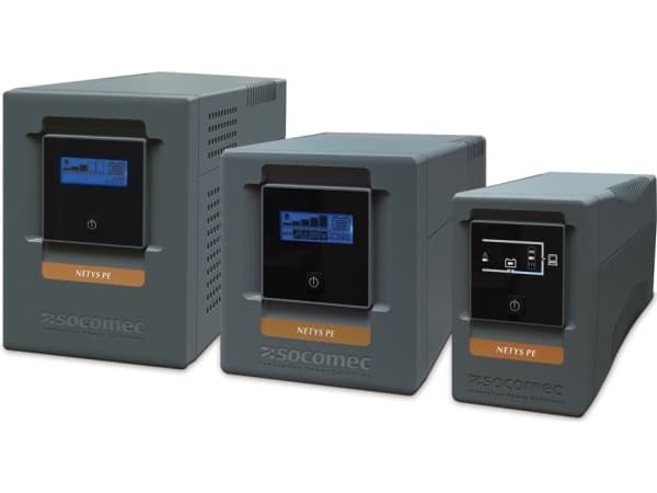 Socomec Netys PE 1000 - UPS - AC 230 V - 600 Watt - 1000 VA - USB - utgångskontakter: 4