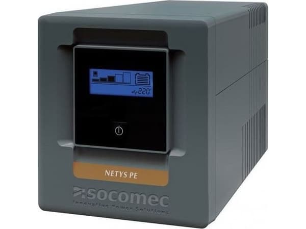Socomec Netys PE 1000 - UPS - AC 230 V - 600 Watt - 1000 VA - USB - utgångskontakter: 4
