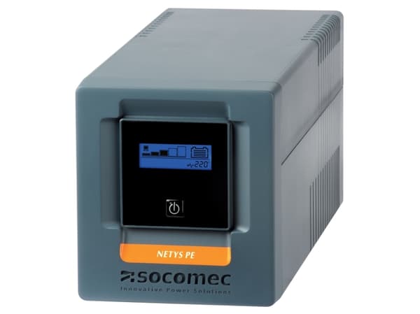 Socomec Netys PE 1000 - UPS - AC 230 V - 600 Watt - 1000 VA - USB - utgångskontakter: 4