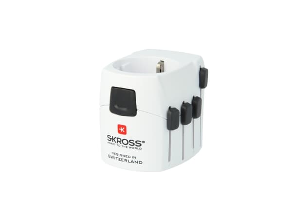 Skross PRO, Universal, Universal, 100-250 V, 6,3 A, Svart, Hvit, 1575 W