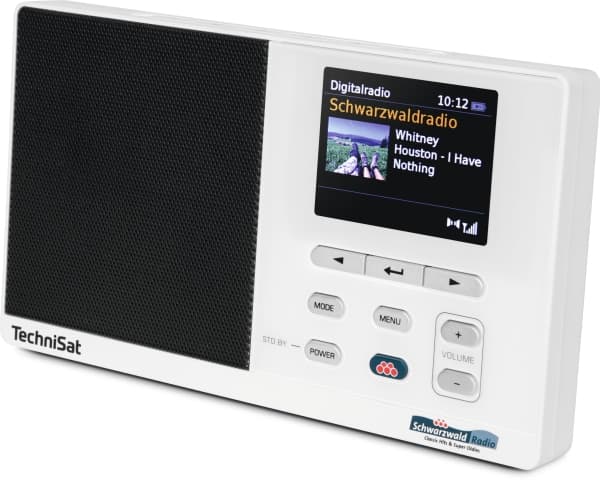 TechniSat DIGITRADIO 215, Analog och digital, DAB, DAB+, FM, 87,5 - 108 MHz, 174 - 240 MHz, 1 W, 7,11 cm (2.8")