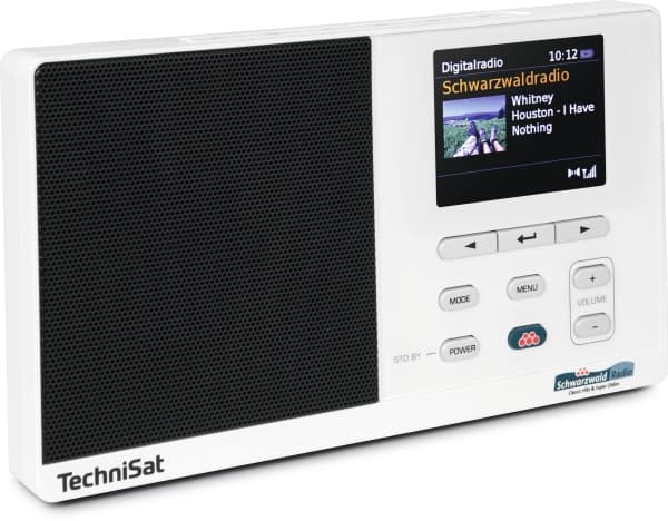 TechniSat DIGITRADIO 215, Analog och digital, DAB, DAB+, FM, 87,5 - 108 MHz, 174 - 240 MHz, 1 W, 7,11 cm (2.8")