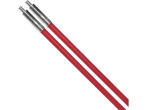 Ck Mightyrod Pro Cable Retraction Rod, 1m, 7mm Diameter, Pack Of 2, Red, T5431