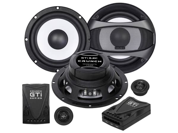 Crunch GTi6.2C, 2-veis, 200 W, 100 W, 4 ohm (O), polypropylen, 5,7 cm
