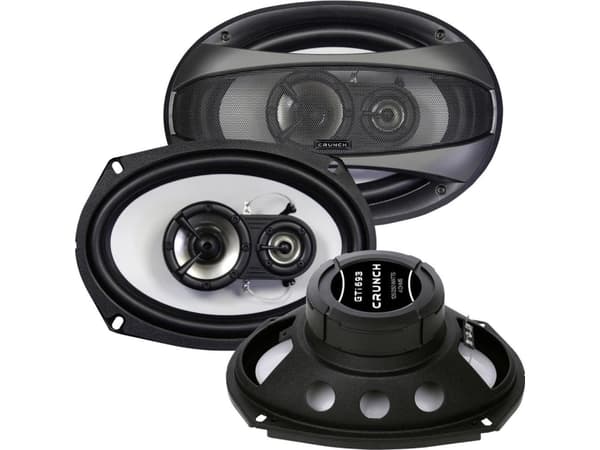 Crunch GTI693, 3-veis, 250 W, 125 W, 4 O, 230 mm, 150 mm