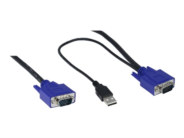 Inter-Tech KVM-1708, 43,2 cm (17"), 1280 x 1024 pikseliä, 300 cd/m², 1000:1, USB, PS/2, USB, PS/2