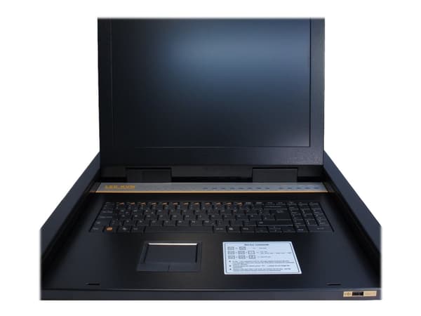 Inter-Tech KVM-1708, 43,2 cm (17"), 1280 x 1024 pikseliä, 300 cd/m², 1000:1, USB, PS/2, USB, PS/2