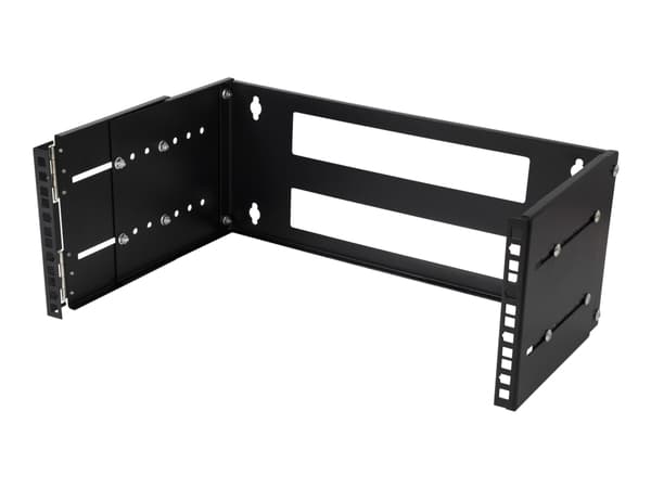 DELTACO 19-DTSR0204 - Rackfästen - väggmontering - svart - 4U - 19"