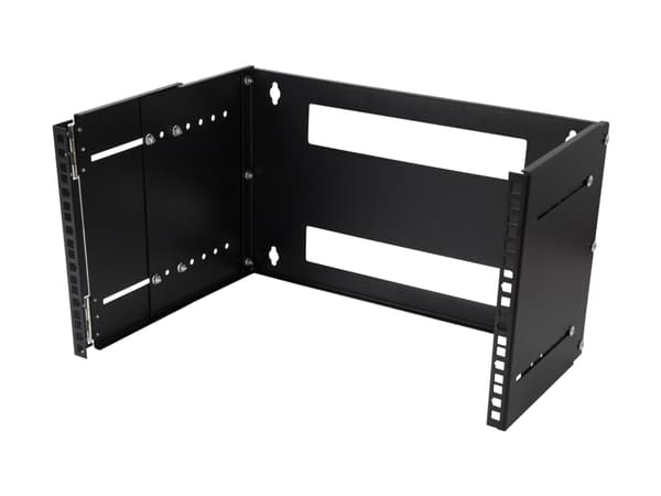 DELTACO 19-DTSR0206 - Brakett for stativ - veggmonterbar - svart - 6U - 19"