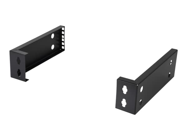 DELTACO 19-DTSR0702 - Brakett for stativ - veggmonterbar - svart - 2U - 10"/19"