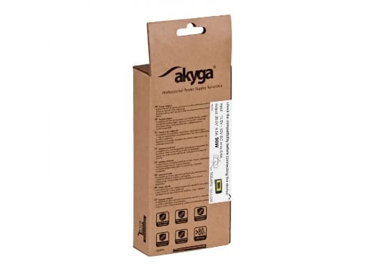 Akyga AK-ND-42 - Strömadapter för bil - 12 V - 90 Watt - svart