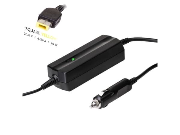 Akyga AK-ND-42 - Strömadapter för bil - 12 V - 90 Watt - svart